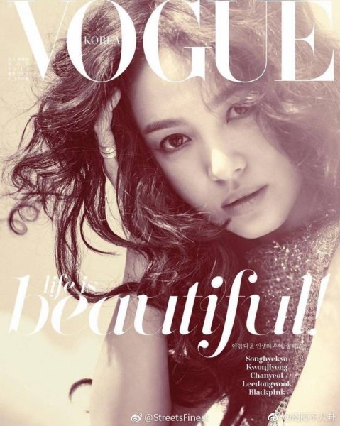 宋慧乔 for Vogue Korea November卷发造型太美了