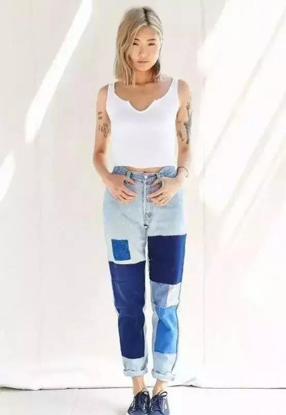 牛仔裤破洞怎样防止洞越来越大