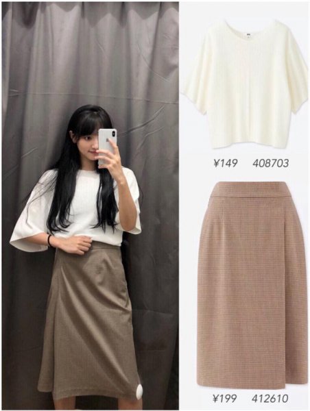 优衣库也要穿出韩风LOOK
