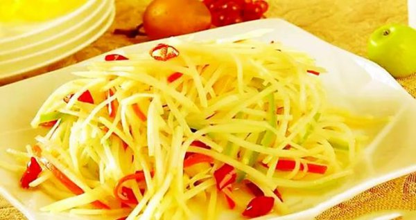 饭店土豆丝为什么很脆
