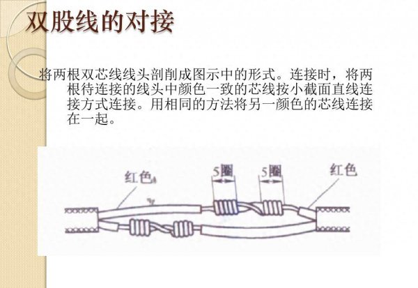 各种电线接头方法