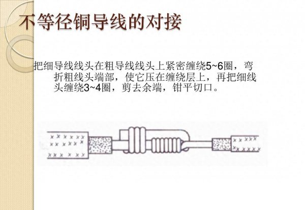 各种电线接头方法