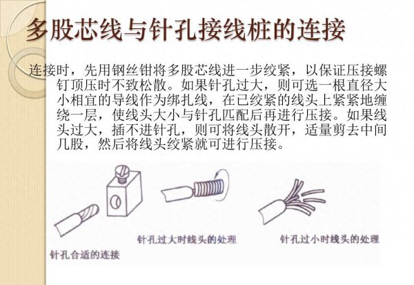 各种电线接头方法