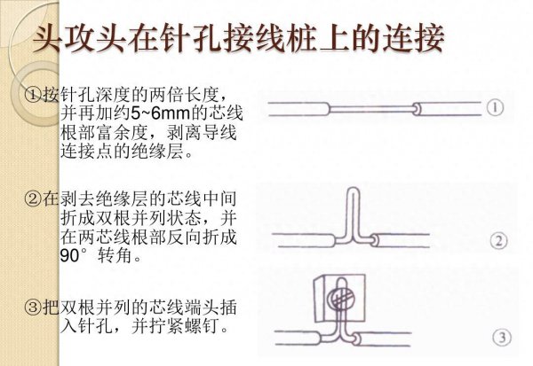 各种电线接头方法