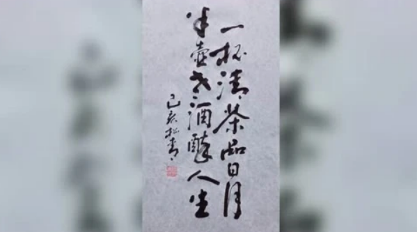 一杯清茶品岁月，半壶老酒醉人生是什么意思