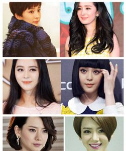 女星的假发发型 “换”了发型还是你们的女神吗？