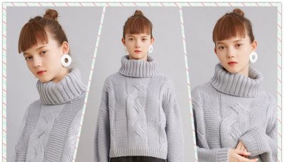 时尚离子烫扎起来效果图 百变潮look任你选