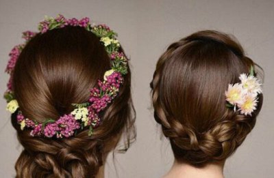 六款优雅端庄韩式新娘盘发图片 六种高贵典雅的韩式新娘发型示例