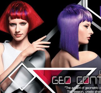 “几何”线条沙宣头女生发型图片 时尚几何线条打造的女生沙宣发型美照