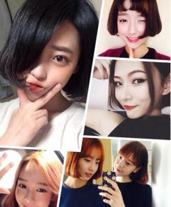 沙宣短发发型适合的脸型图片 适合沙宣短发造型的脸型示例图
