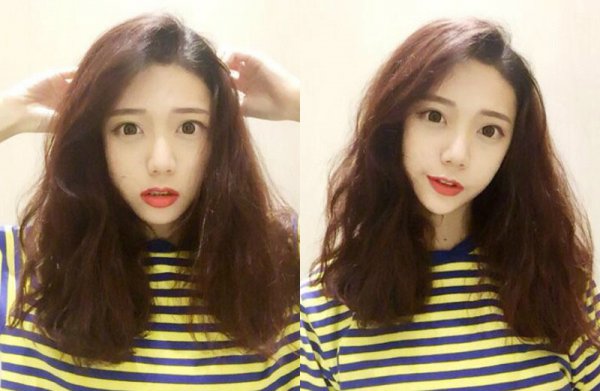 【图片】风格多变的韩式中发直发发型