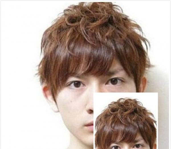 男生波波头发型