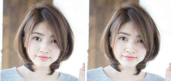 适合大方脸女生的短发