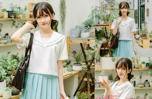 穿校服什么发型显气质？