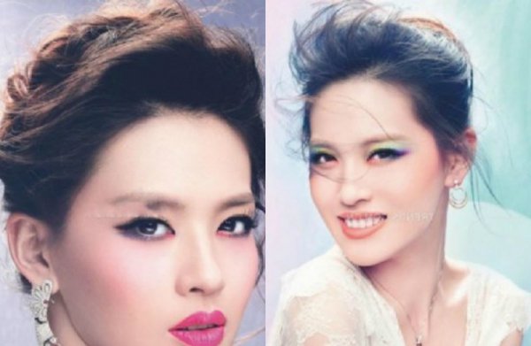五款超热门时尚色彩新娘妆图片