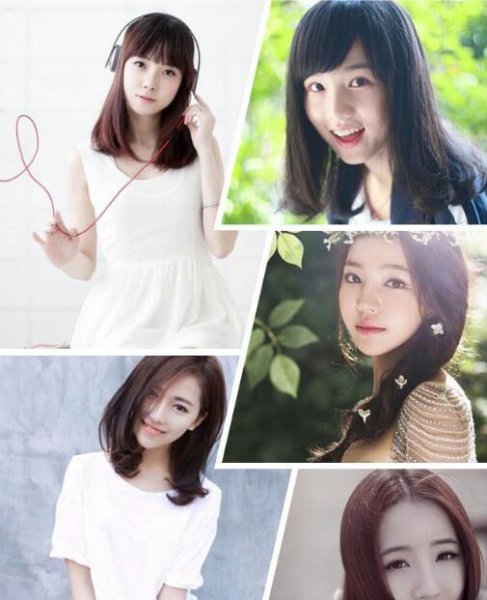 圆脸女生最适合的发型设计