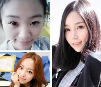 自由职业气质风韩国中分中长发发型