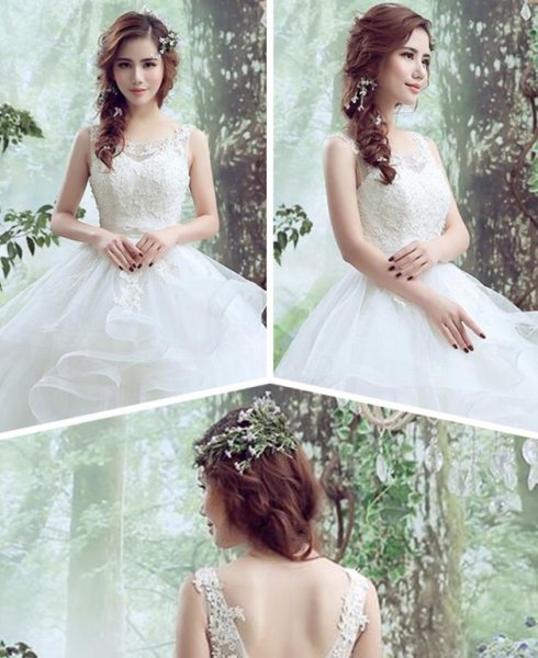 2024年韩式小清新新娘发型图片欣赏