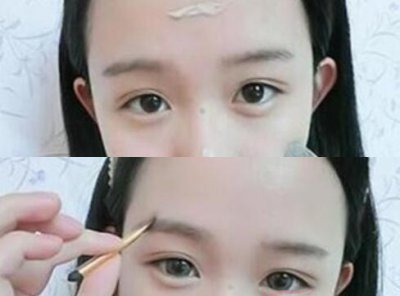 韩式深邃妩媚美妆画法教程图 步步为营的韩式深邃妆容指南