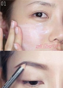 韩妆达人示范气质烟熏妆画法 展现高级烟熏妆的韩式化妆技巧