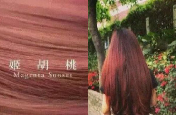 女生染发颜色大全参考