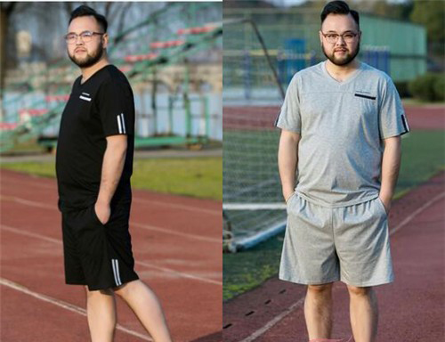 2024年夏新款加肥加大运动男套装