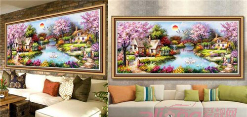 2024年流行款十字绣风景画图案大全