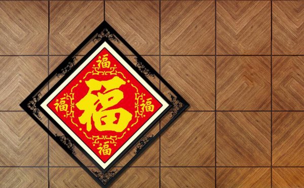 超级适合放在客厅的新款十字绣图案