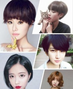 颜好任性！短发发型也精致 短发任性美颜值不输！发型更精致