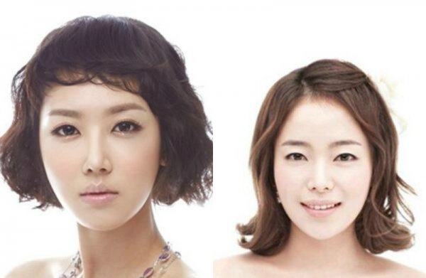 最新韩式春季婚纱照短发发型