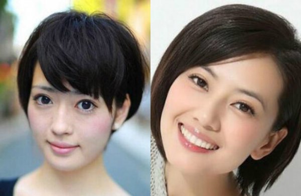 中学生齐耳短发发型图片