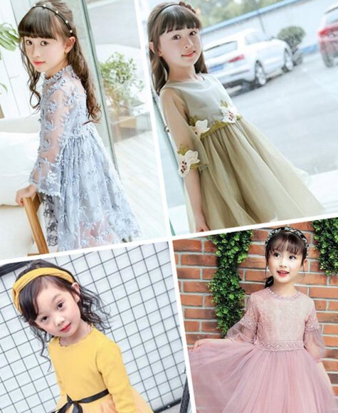 儿童韩版春装公主裙子美得不像话