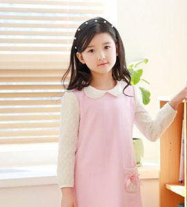 韩版女童秋装连衣裙 展现小名媛气质