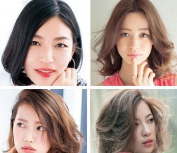 夏季清新微卷发发型减龄、时尚look