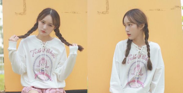 青春洋溢潮流大方的学生发型女长发图片
