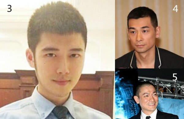 帅气有型男生卡尺头发型图片