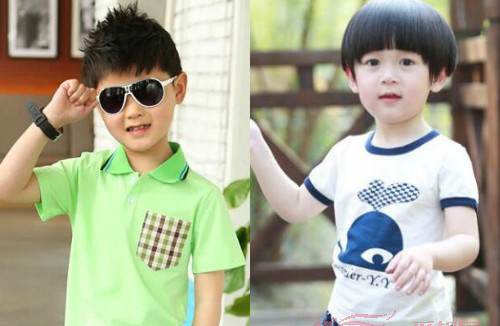 2024年潮流夏季男生儿童短发发型图片