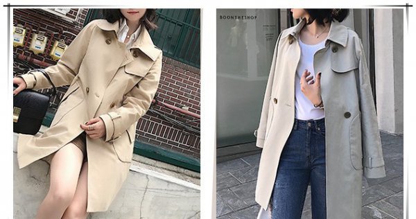 同一件大衣的不同颜色的不同风格