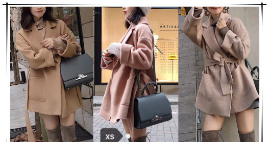 同一件大衣的不同颜色的不同风格