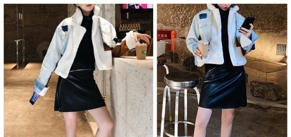 个性时尚的性感小皮裙