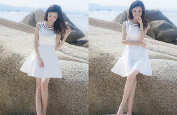 白裙子配什么颜色鞋子