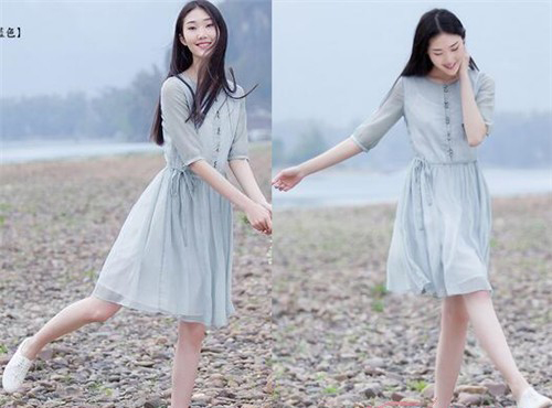2024春装新款女长袖蕾丝连衣裙