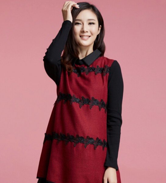 2024年时尚韩版新款孕妇装连衣裙