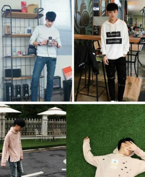 秋季男生服装搭配图片