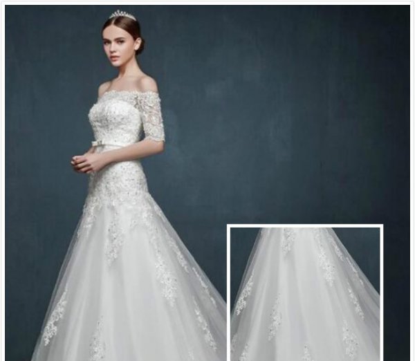 不同身材类型的新娘服饰搭配图片