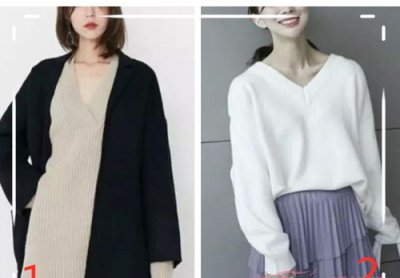脸大脖子粗不知道穿什么？ 这样穿毛衣真的看不出来！