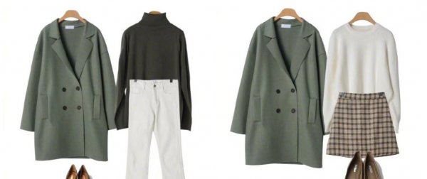 橄榄绿大衣外套的8种不同搭配参考示范