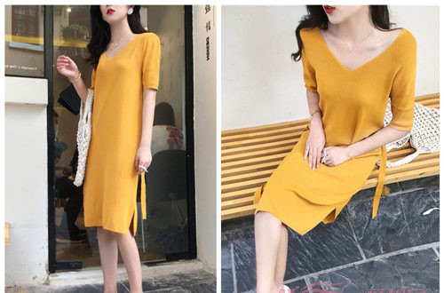 柠檬黄衣服搭配图片集合