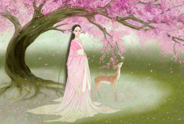 人与花相映的诗句