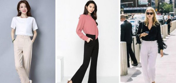 腿不好看的女生穿这些裤子吧！